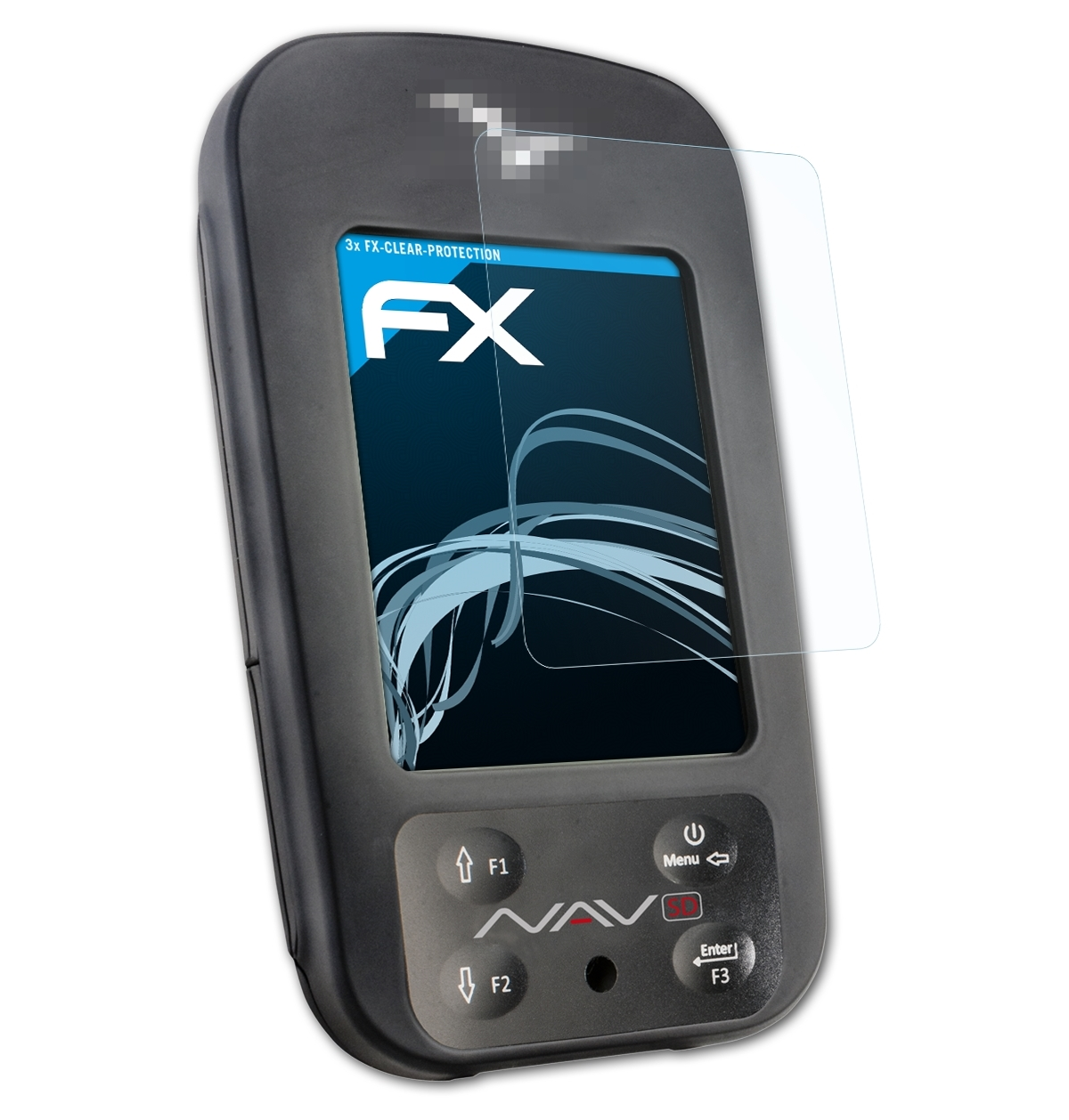 ATFOLIX 3x Displayschutz(für Flymaster SD) Nav FX-Clear