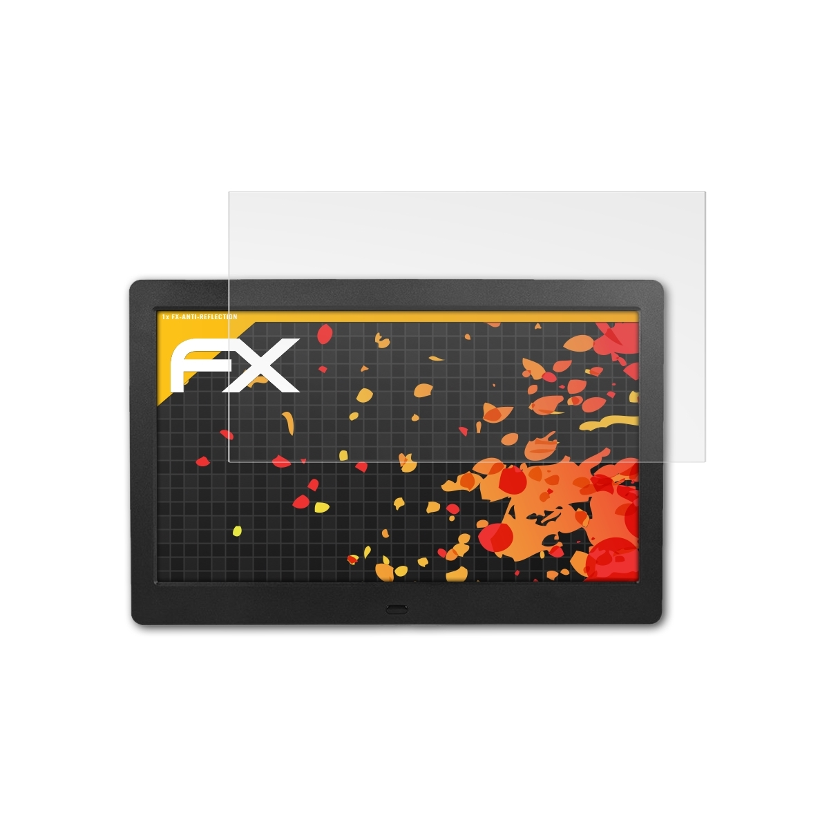 ATFOLIX FX-Antireflex Bilderrahmen Digitaler (1024x600)) Displayschutz(für Andoer Zoll 10