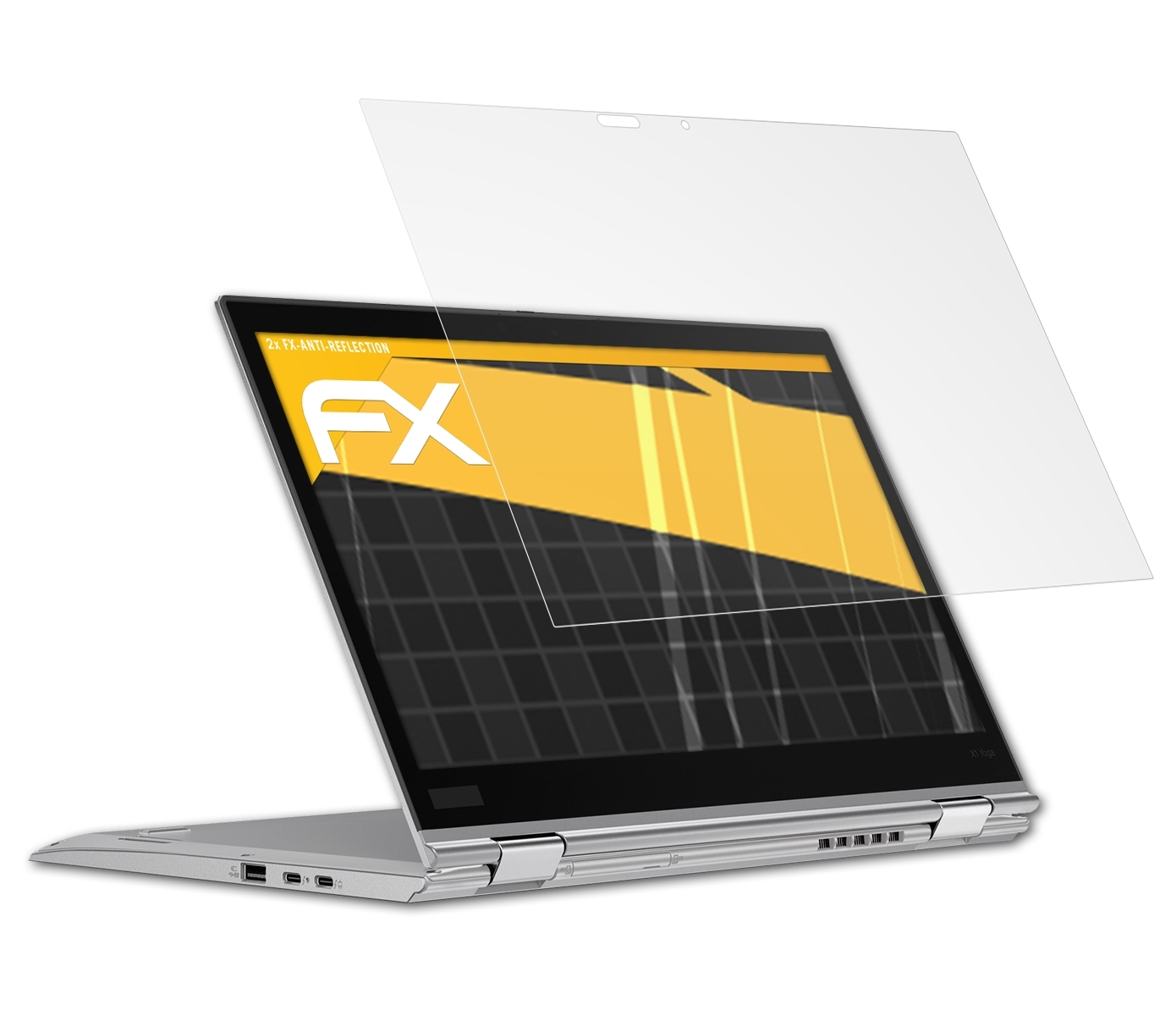 ATFOLIX 2x (3rd Yoga Gen. 2018)) ThinkPad FX-Antireflex X1 Displayschutz(für Lenovo