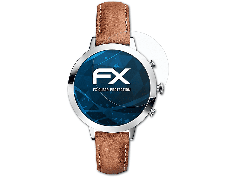 Q FX-Clear Fossil Displayschutz(für Jacqueline) ATFOLIX 3x