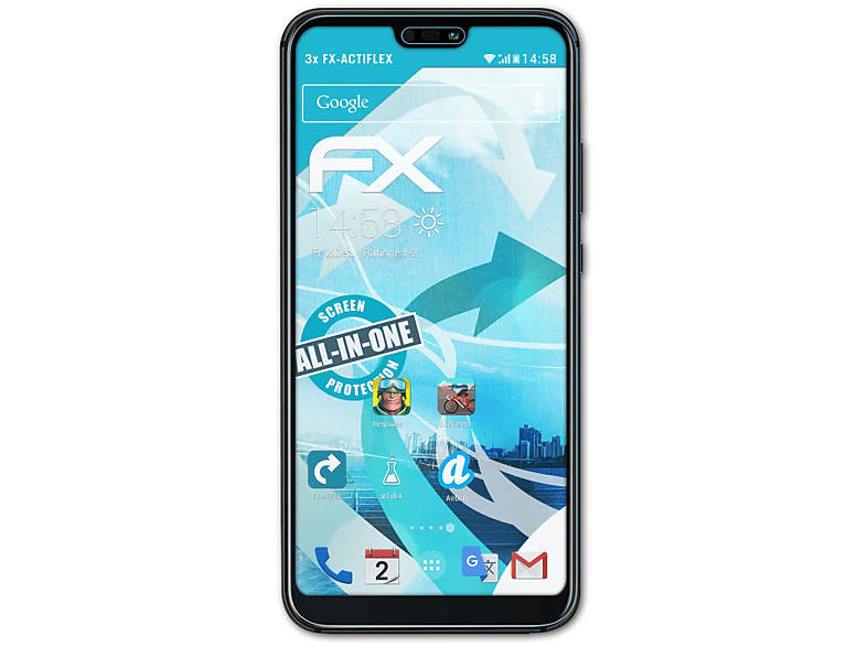 FX-ActiFleX 3x Nova Displayschutz(für ATFOLIX 3e) Huawei