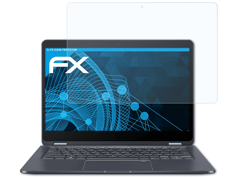 ATFOLIX 2x FX-Clear Displayschutz(für Asus NovaGo)