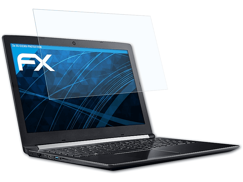ATFOLIX 2x FX-Clear (15,6 A515-51G Acer Displayschutz(für 5 Aspire inch))