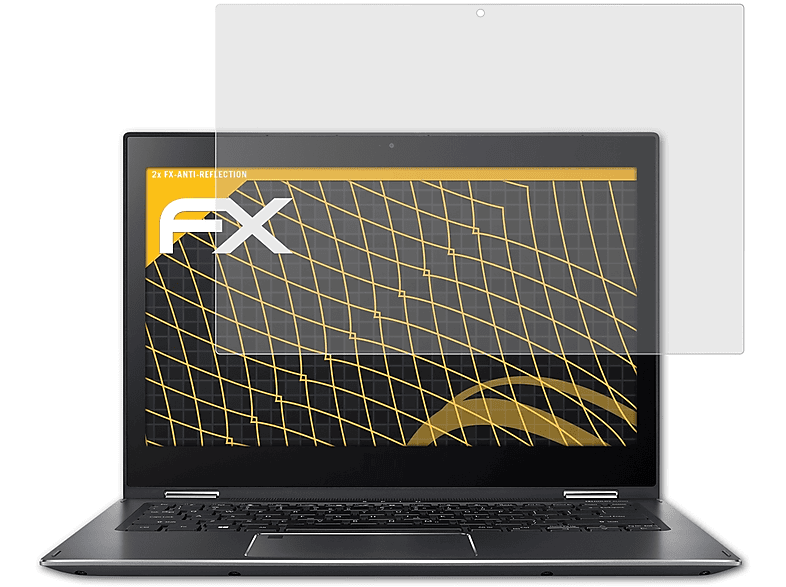 ATFOLIX 2x FX-Antireflex Displayschutz(für Acer Spin 5 SP513-52 (13,3 inch))