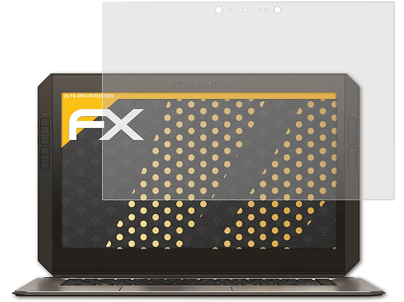 ATFOLIX Displayschutz(für HP ZBook x2) FX-Antireflex 2x