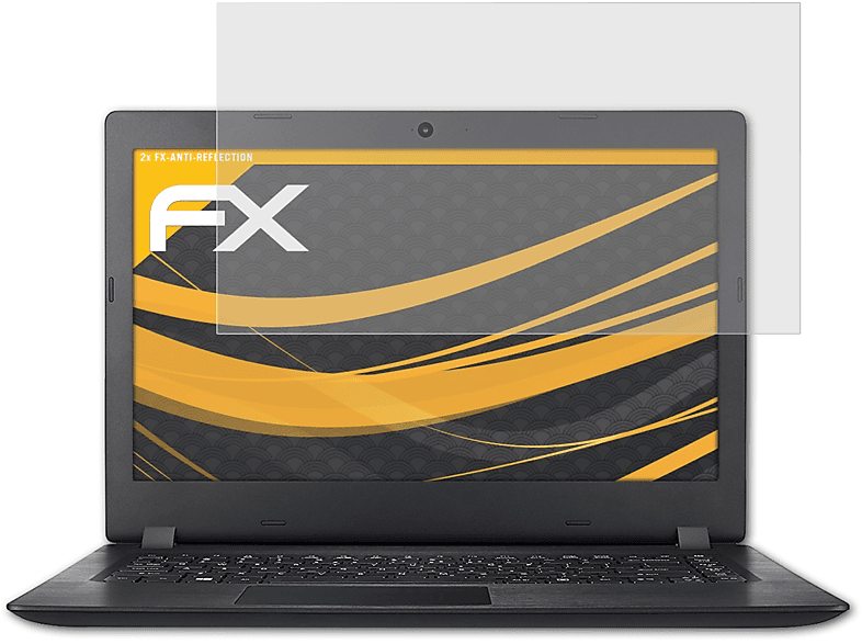 ATFOLIX 2x FX-Antireflex Displayschutz(für Acer 1 Aspire (14 A114-31 inch))