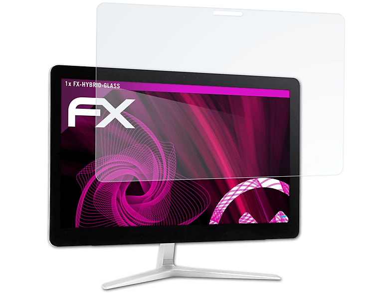 ATFOLIX FX-Hybrid-Glass Schutzglas(für Acer Aspire Z24)