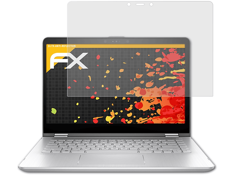 14-ba030ng) FX-Antireflex x360 2x Displayschutz(für ATFOLIX HP Pavilion