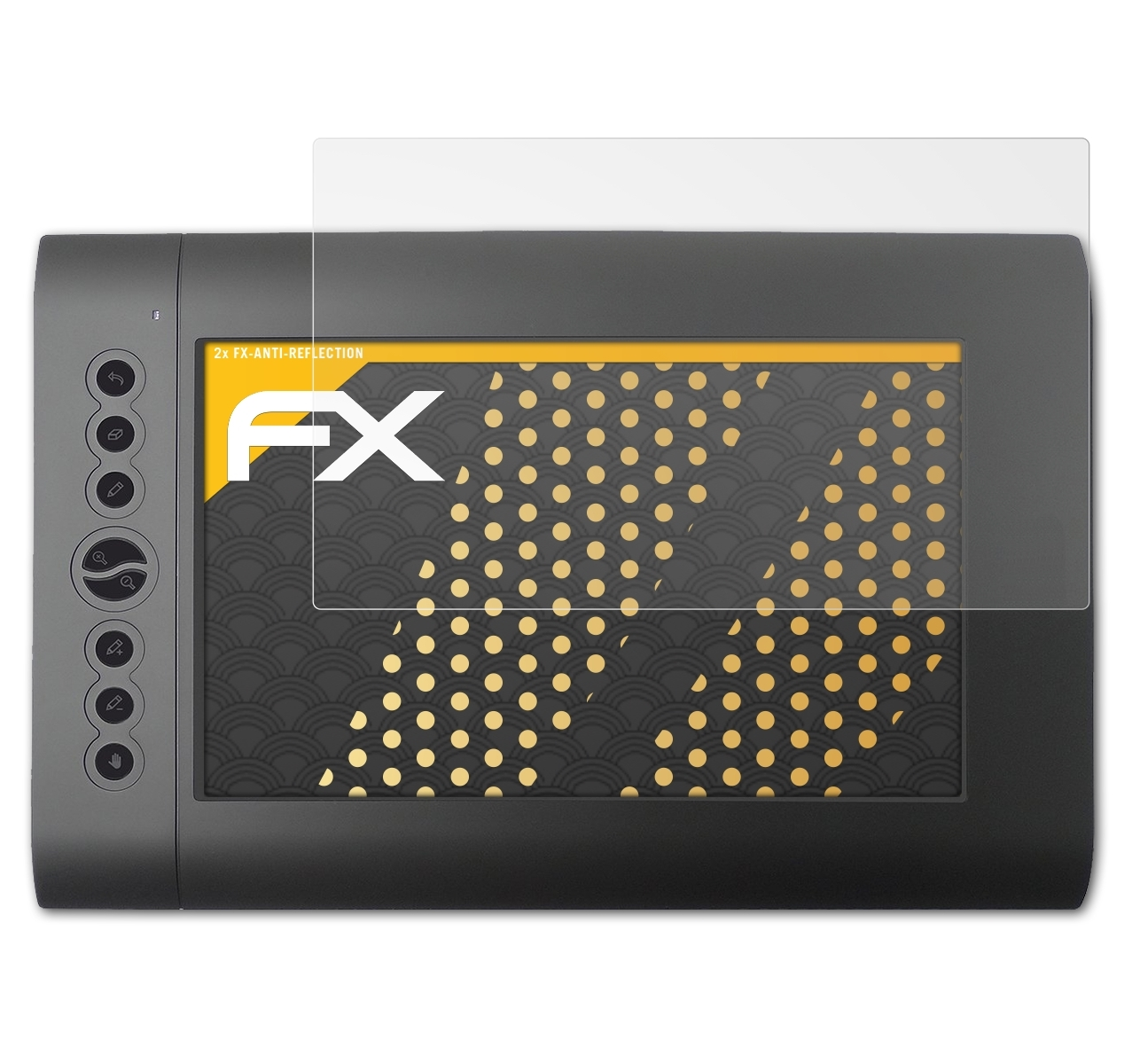 ATFOLIX 2x H610) Huion FX-Antireflex Displayschutz(für
