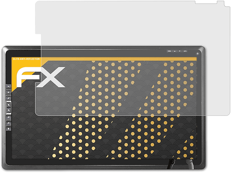 ATFOLIX 2x FX-Antireflex Displayschutz(für Huion GT-185)