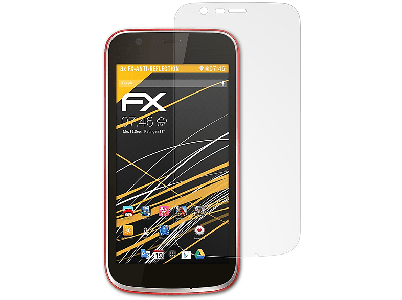 ATFOLIX 3x FX-Antireflex 1) Displayschutz(für Nokia