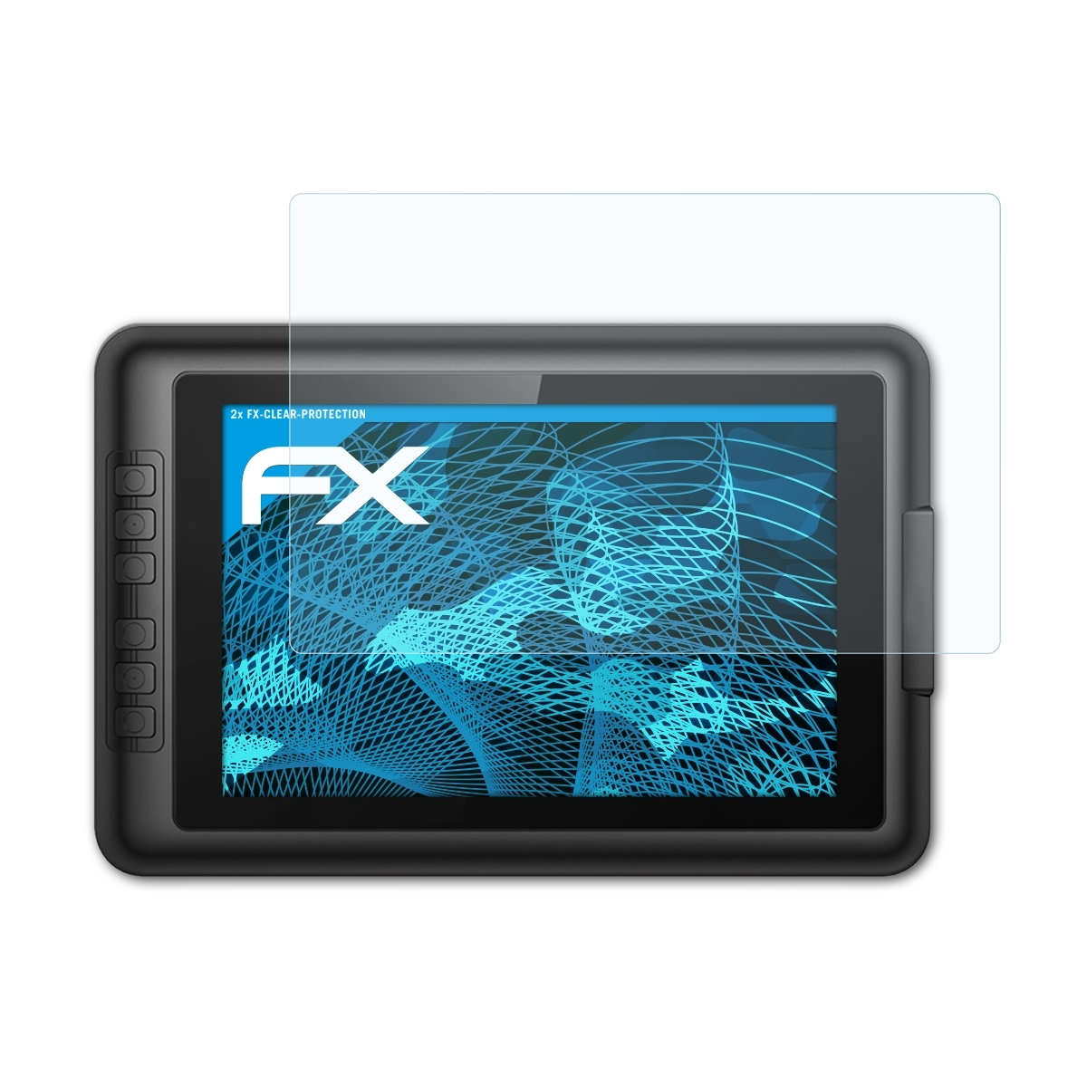 ATFOLIX 2x FX-Clear XP-PEN Displayschutz(für 10S) Artist