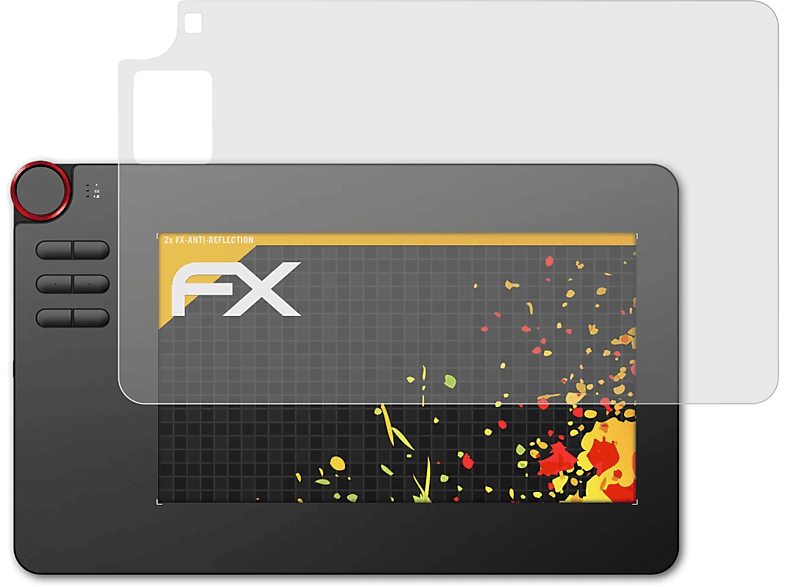 ATFOLIX 2x FX-Antireflex 03) XP-PEN Displayschutz(für Deco