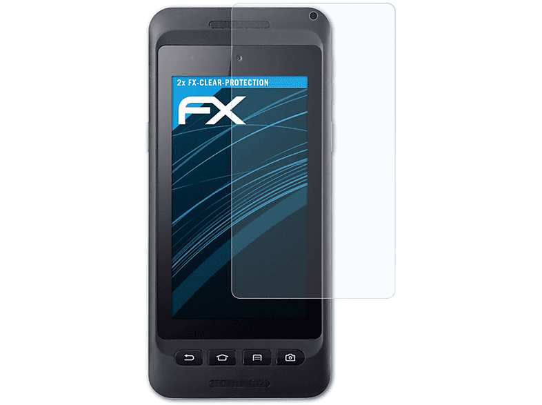 ATFOLIX 2x FX-Clear Displayschutz(für PA720) Unitech