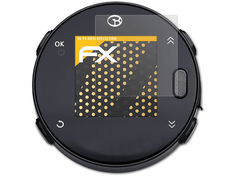 ATFOLIX 3x FX-Antireflex Displayschutz(für GolfBuddy Voice X) | Schutzfolien & Schutzgläser