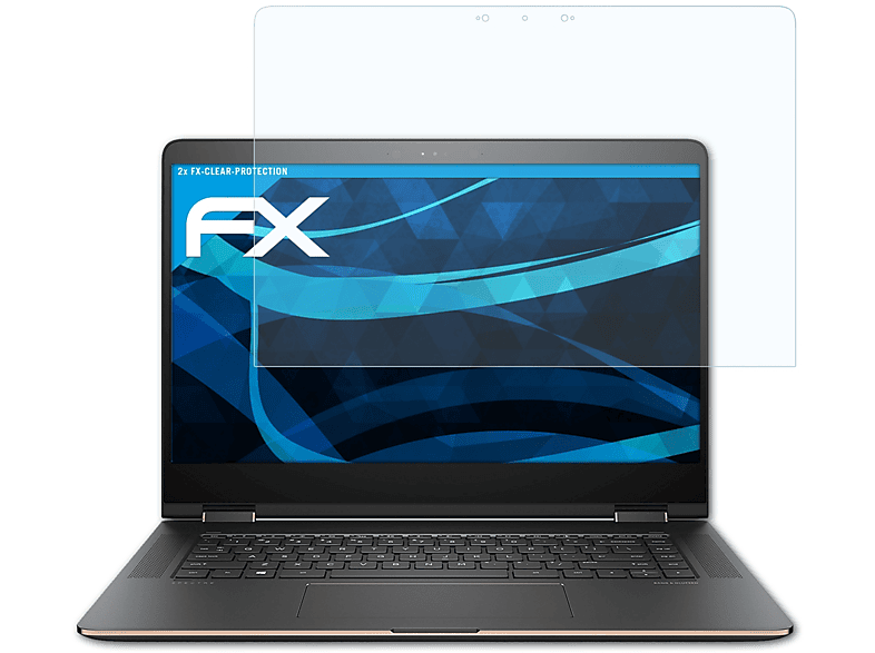 FX-Clear HP x360 Displayschutz(für 2x Spectre 15-bl131ng) ATFOLIX