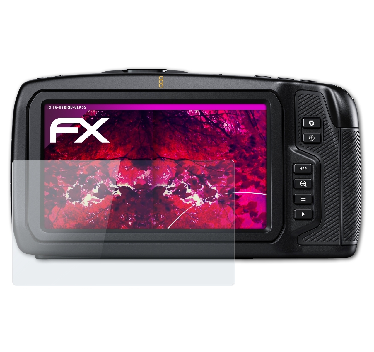 ATFOLIX FX-Hybrid-Glass Pocket Schutzglas(für Blackmagic Cinema Design Camera 4K)