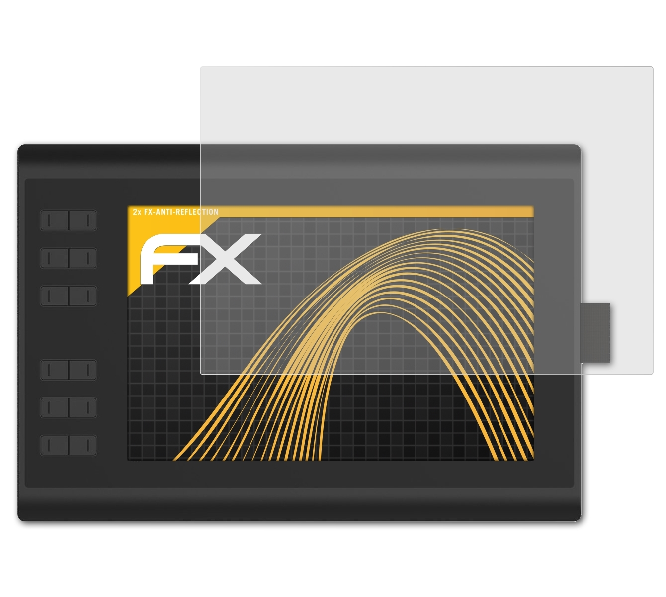 Displayschutz(für Huion 1060 Plus) 2x FX-Antireflex ATFOLIX