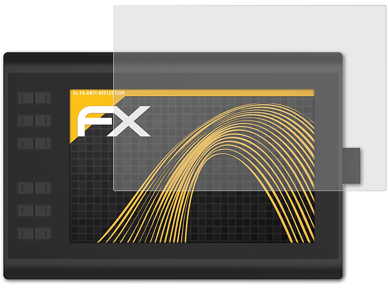 Displayschutz(für Huion 1060 Plus) 2x FX-Antireflex ATFOLIX