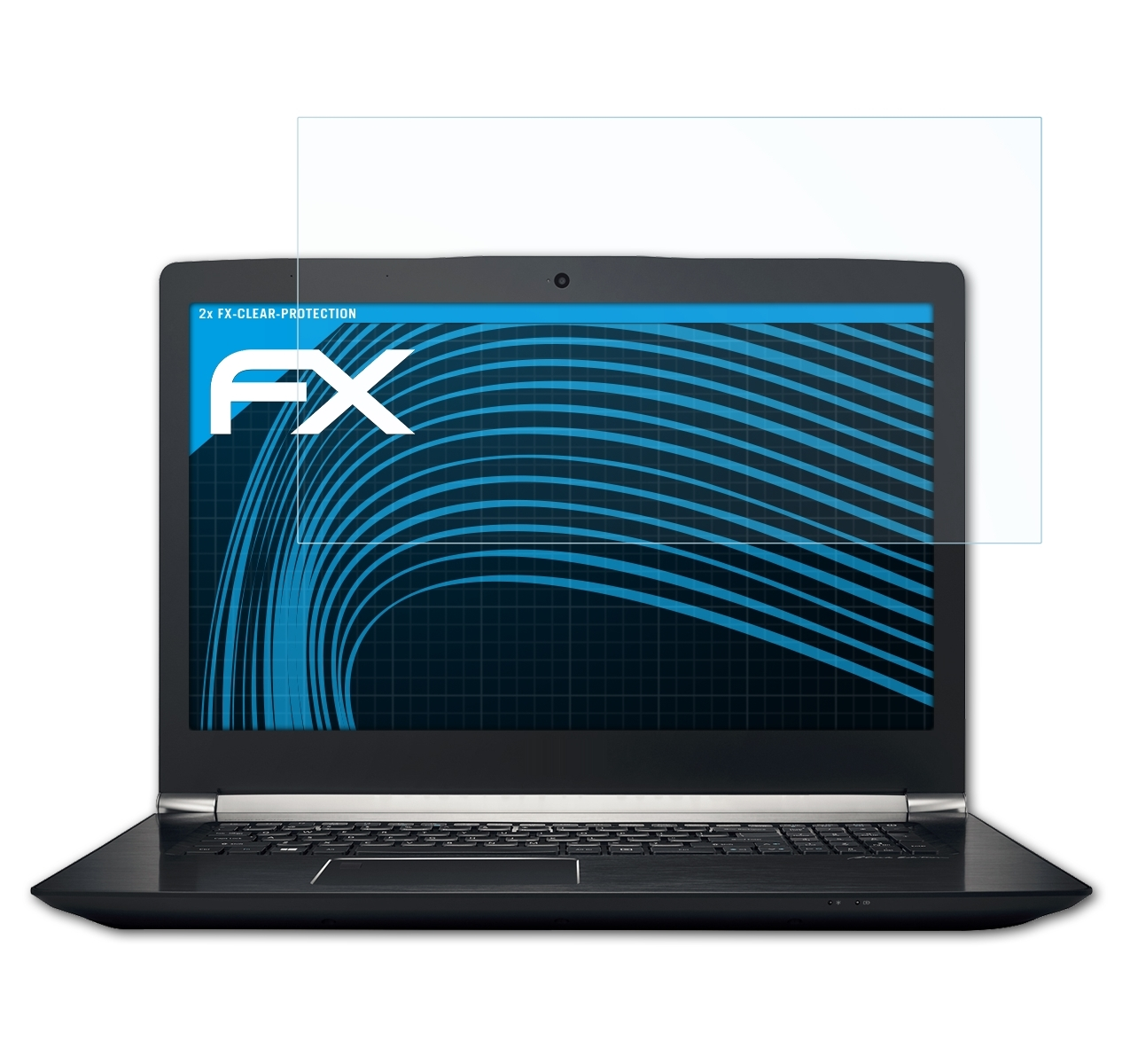 ATFOLIX 2x FX-Clear Displayschutz(für V (17,3 7-793G Aspire inch)) Acer Nitro