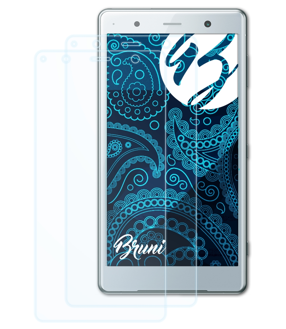 Basics-Clear XZ2 Sony BRUNI Xperia 2x Schutzfolie(für Premium)