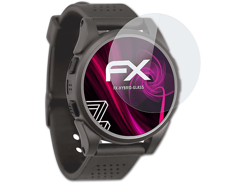 ATFOLIX FX-Hybrid-Glass Schutzglas(für Bushnell Excel) | Smartwatch Schutzfolien & Gläser