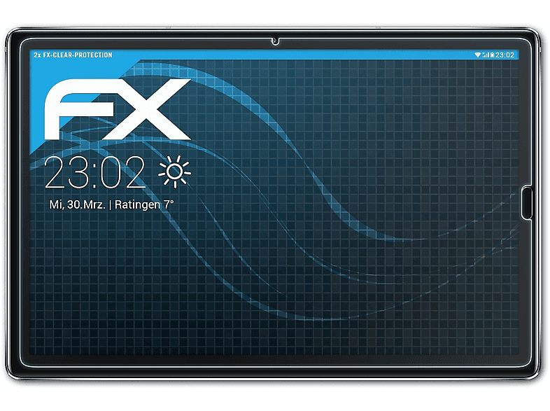 ATFOLIX 2x FX-Clear Displayschutz(für Huawei MediaPad M5 Pro)