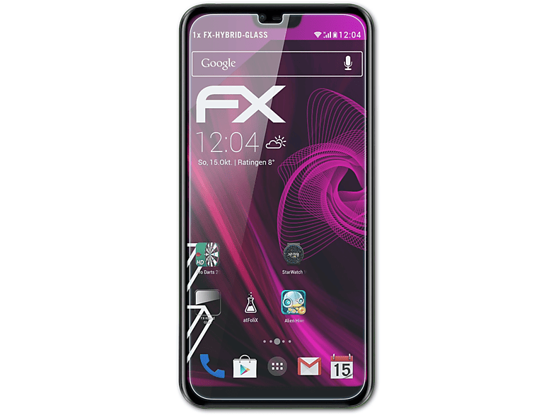 ATFOLIX FX-Hybrid-Glass Schutzglas(für Nokia (2018)) X6