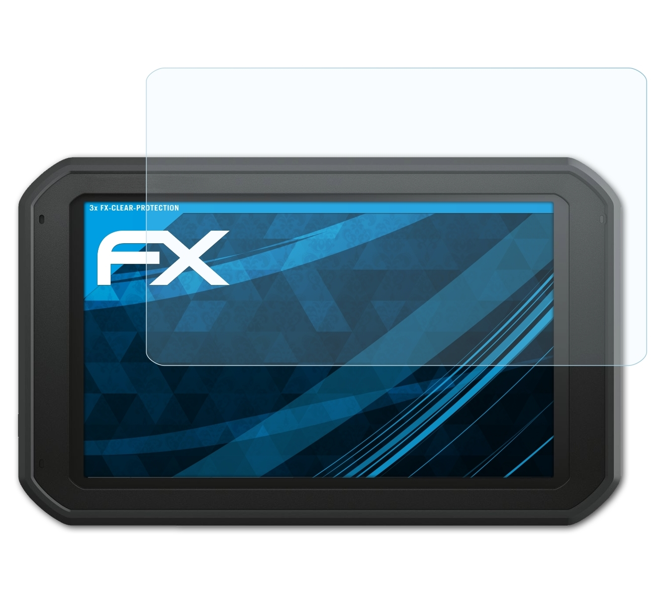 dezl 780 3x Displayschutz(für LMT-D) ATFOLIX FX-Clear Garmin