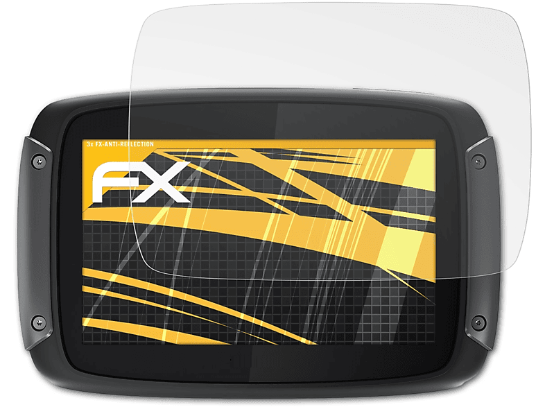 ATFOLIX 3x FX-Antireflex Displayschutz(für TomTom Rider 500)