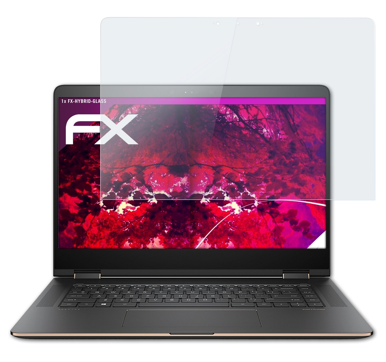 15-bl131ng) ATFOLIX HP FX-Hybrid-Glass Spectre x360 Schutzglas(für