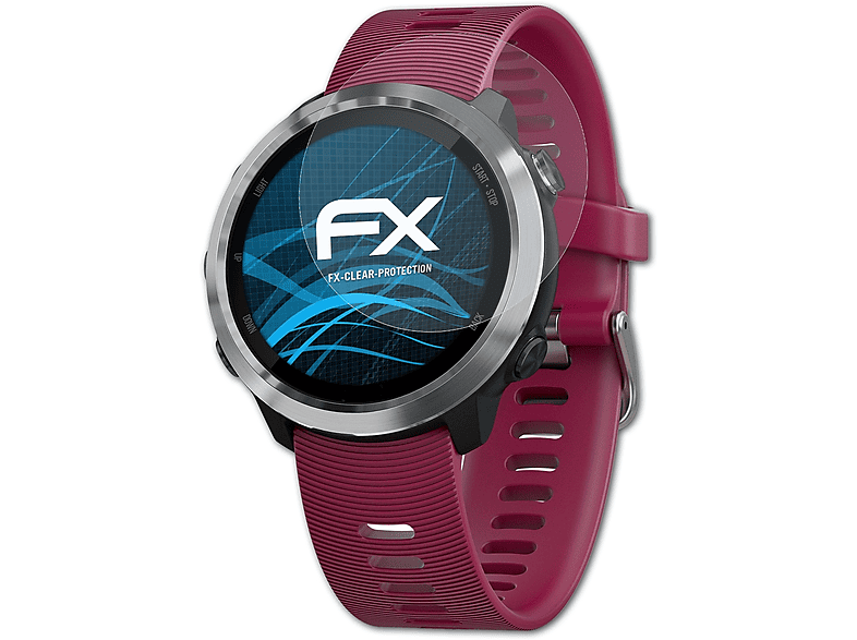 ATFOLIX 3x FX-Clear Displayschutz(für Garmin Forerunner 645 Music)