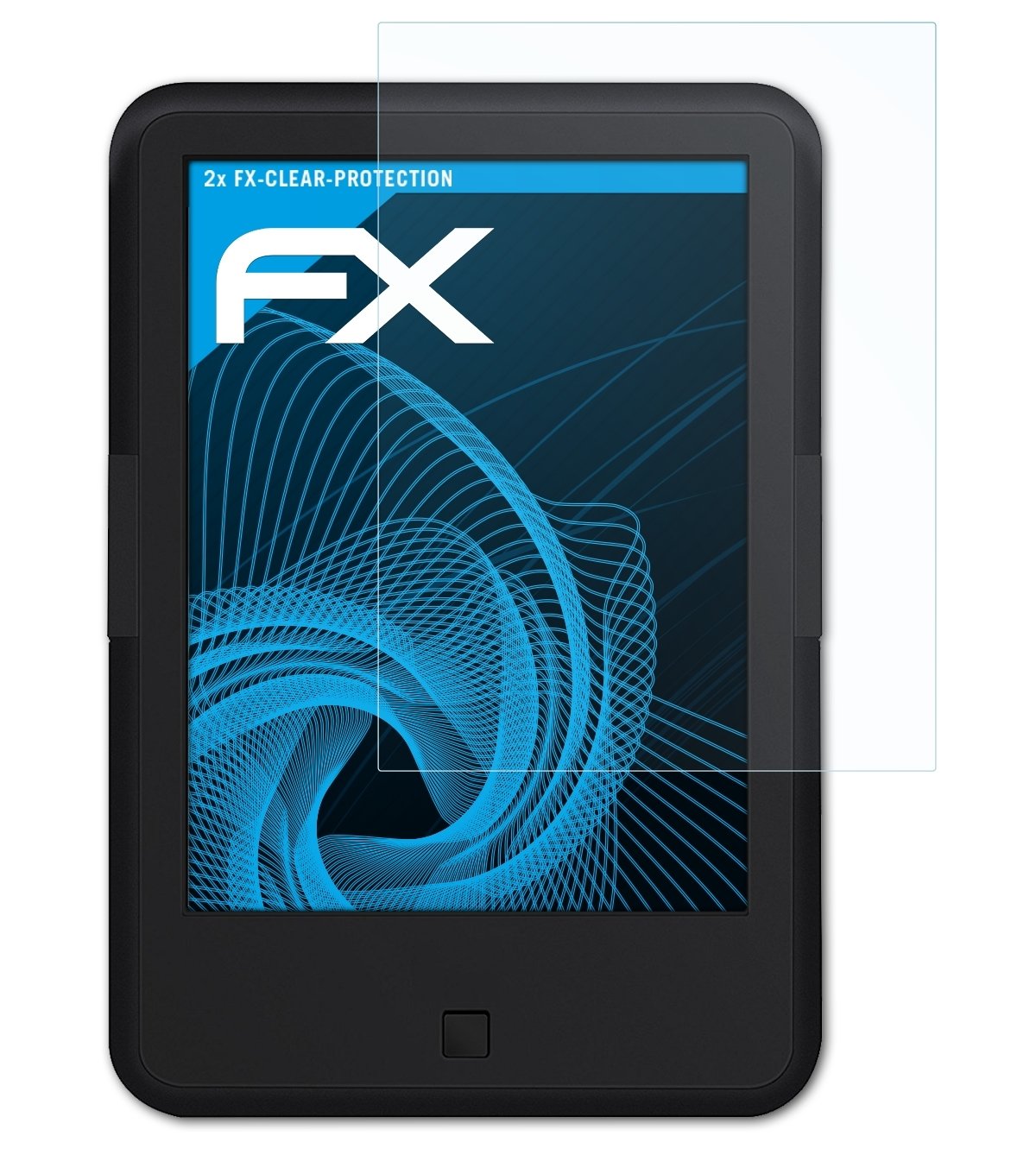 ATFOLIX 2x FX-Clear Displayschutz(für BOOX C67ML)
