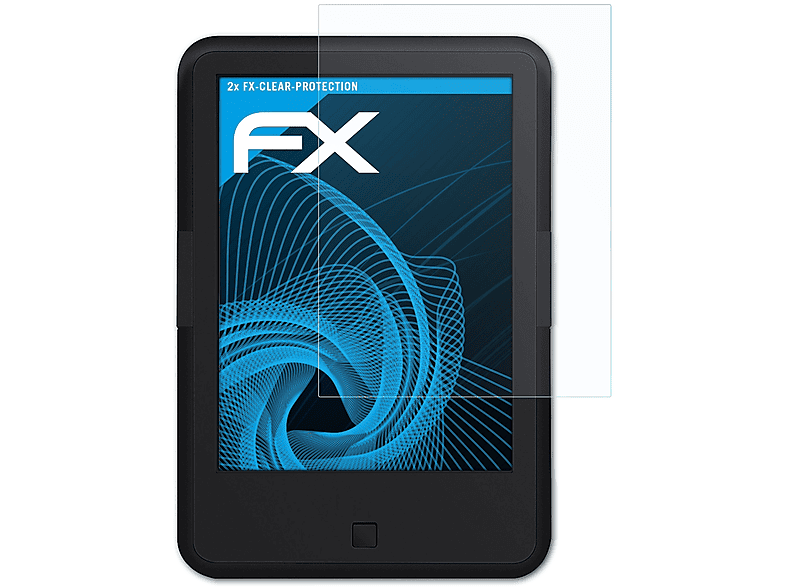 ATFOLIX 2x FX-Clear Displayschutz(für BOOX C67ML)