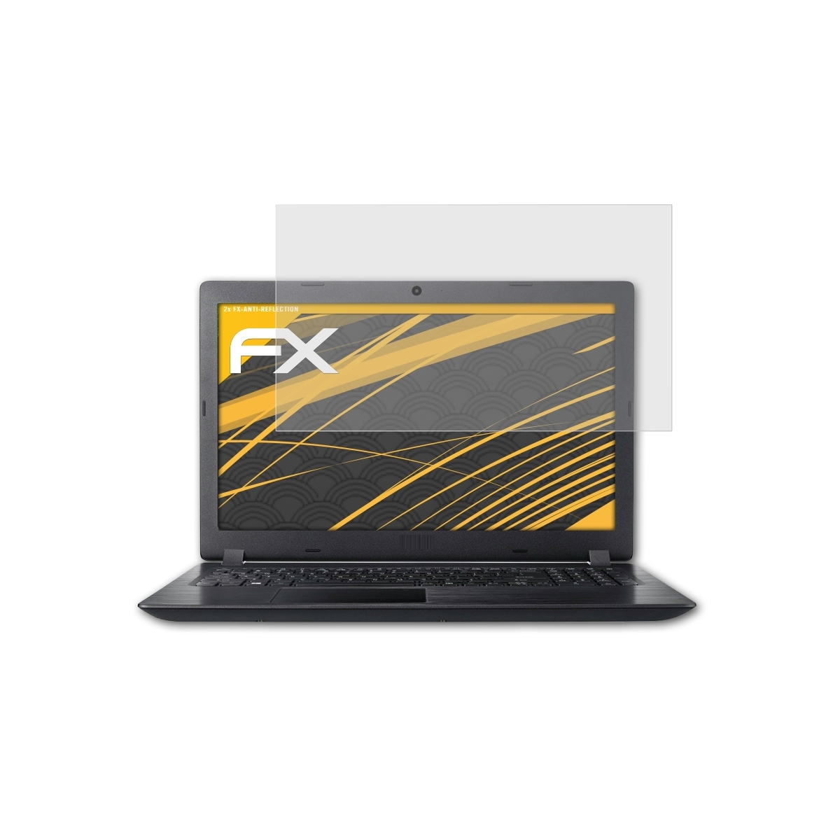ATFOLIX (15,6 inch)) Acer 2x 3 A315-21 Aspire Displayschutz(für FX-Antireflex
