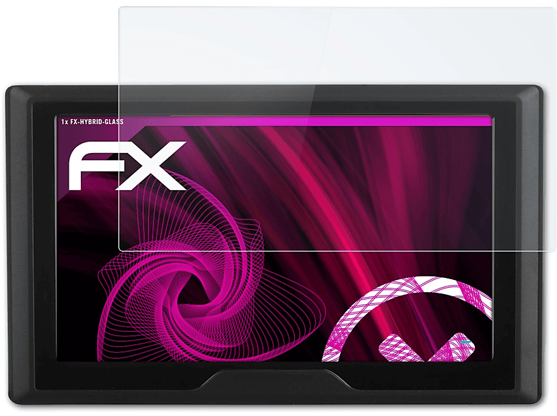 ATFOLIX FX-Hybrid-Glass Schutzglas(für Garmin CE) 5S Drive