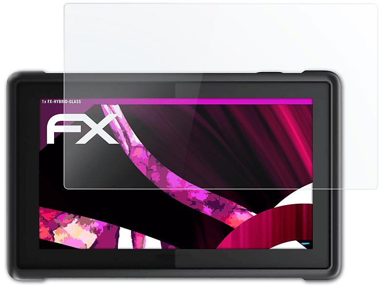 ATFOLIX FX-Hybrid-Glass Schutzglas(für TomTom Pro 8275)