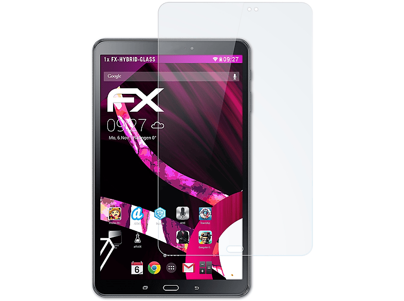 ATFOLIX FX-Hybrid-Glass Schutzglas(für Samsung Galaxy Tab A 10.1 (2018))