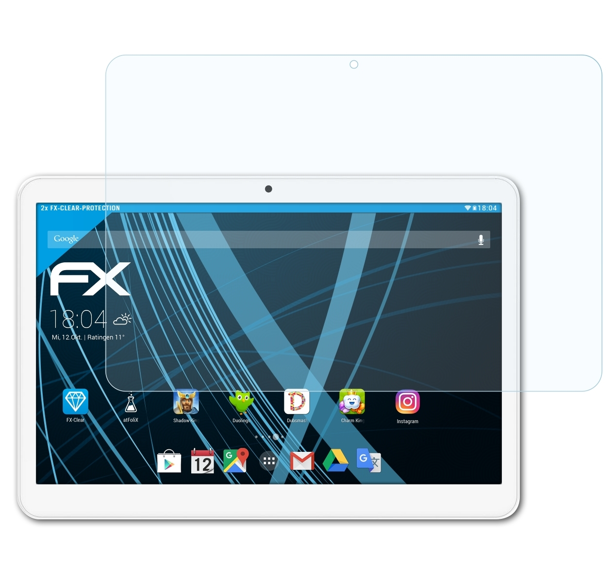 Tab) Archos 2x Displayschutz(für Junior ATFOLIX FX-Clear