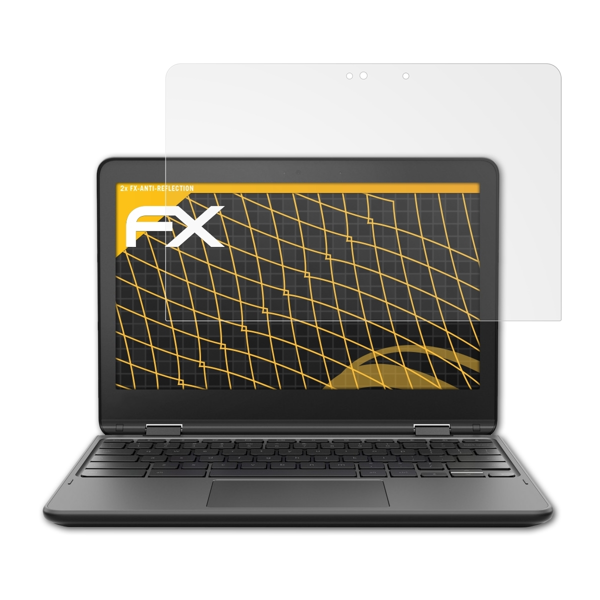 ATFOLIX 2x FX-Antireflex Displayschutz(für Chromebook) 300e Lenovo
