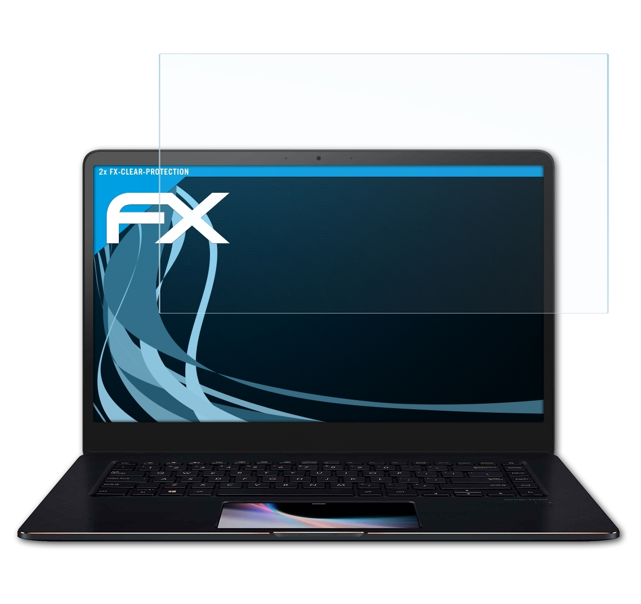 2x (UX550GD)) 15 ZenBook Displayschutz(für ATFOLIX Pro Asus FX-Clear