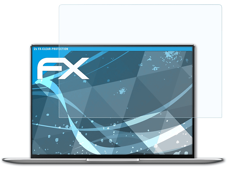 ATFOLIX 2x FX-Clear Huawei Displayschutz(für X Pro (2020)) MateBook