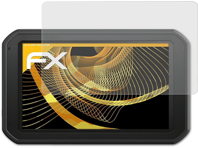 ATFOLIX 3x FX-Antireflex Displayschutz(für Garmin dezl 780 LMT-D)