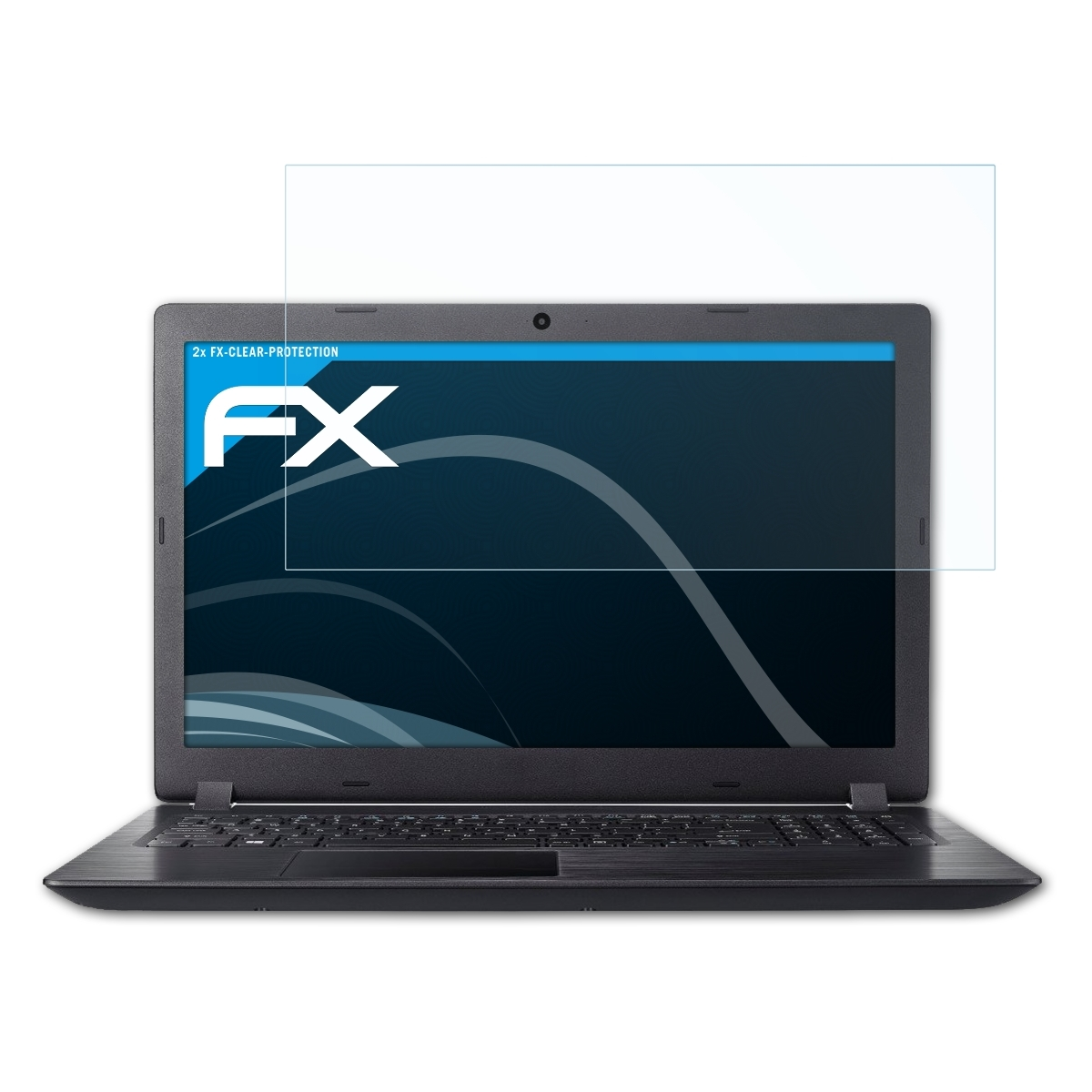 (15,6 FX-Clear 2x 3 inch)) Displayschutz(für Acer A315-51 ATFOLIX Aspire