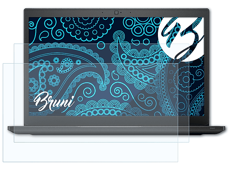 BRUNI 2x Basics-Clear Schutzfolie(für 7480) Latitude Dell