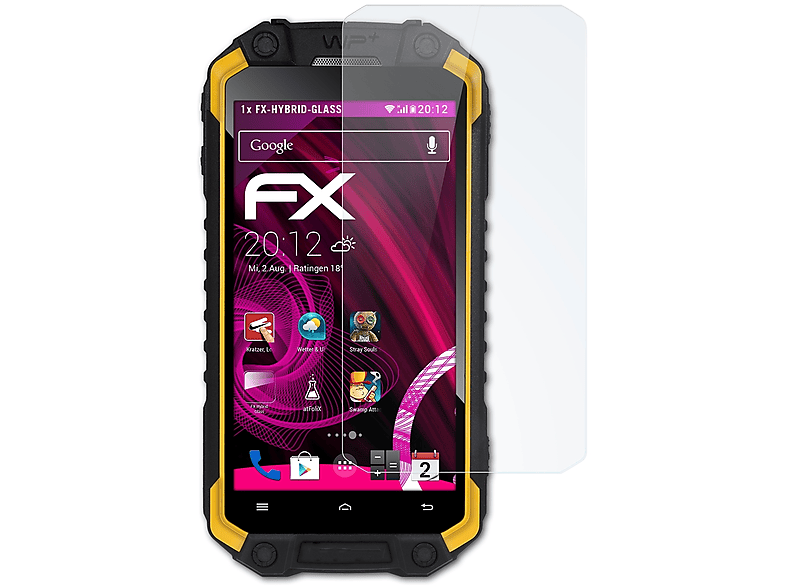 Evolveo Schutzglas(für FX-Hybrid-Glass StrongPhone Q9) ATFOLIX