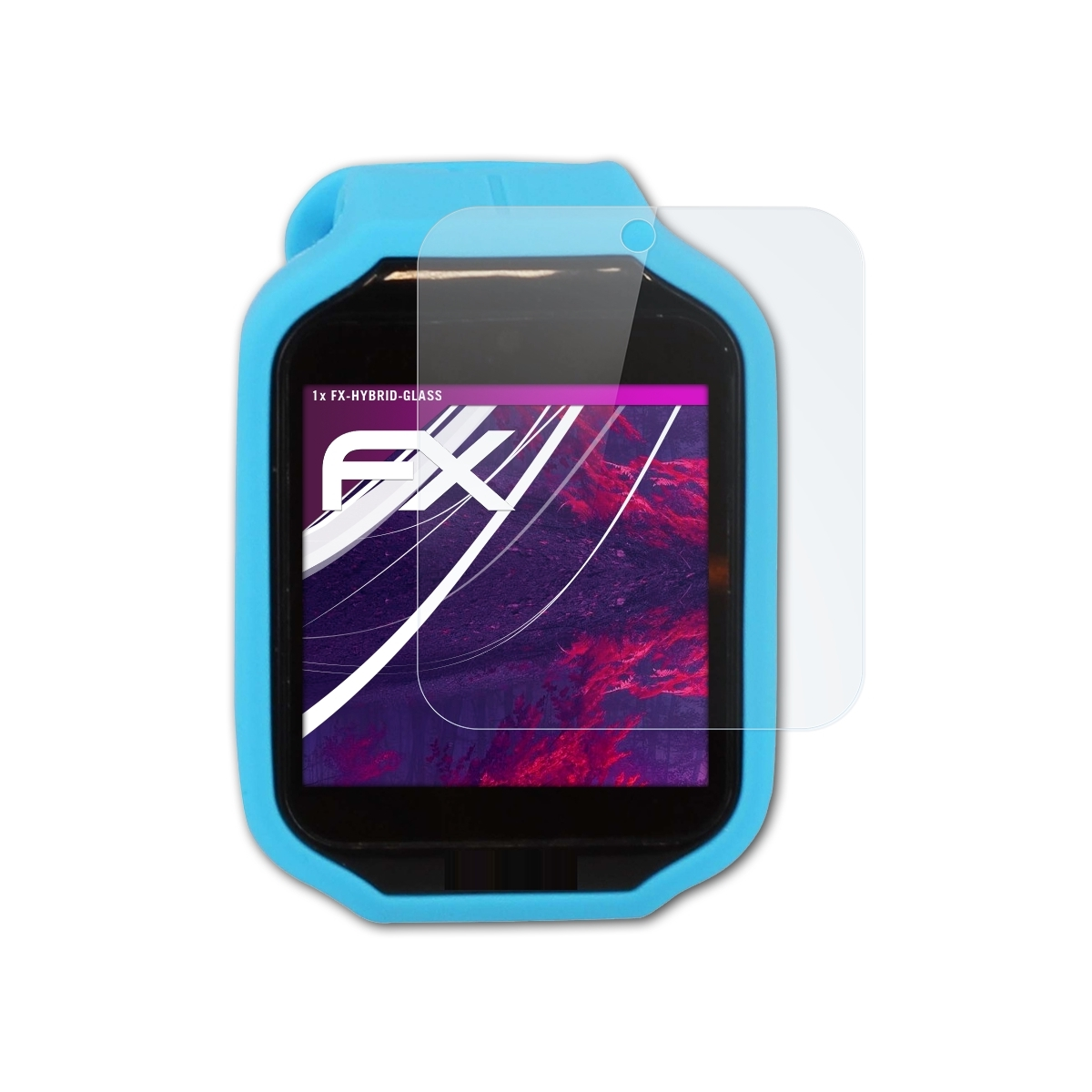 ATFOLIX FX-Hybrid-Glass Schutzglas(für Kurio Watch 2.0)