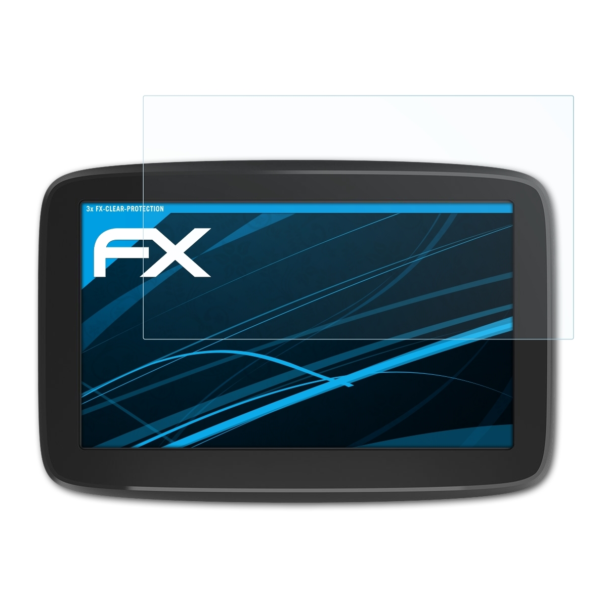 ATFOLIX 3x (6 GO inch)) TomTom Basic Displayschutz(für FX-Clear