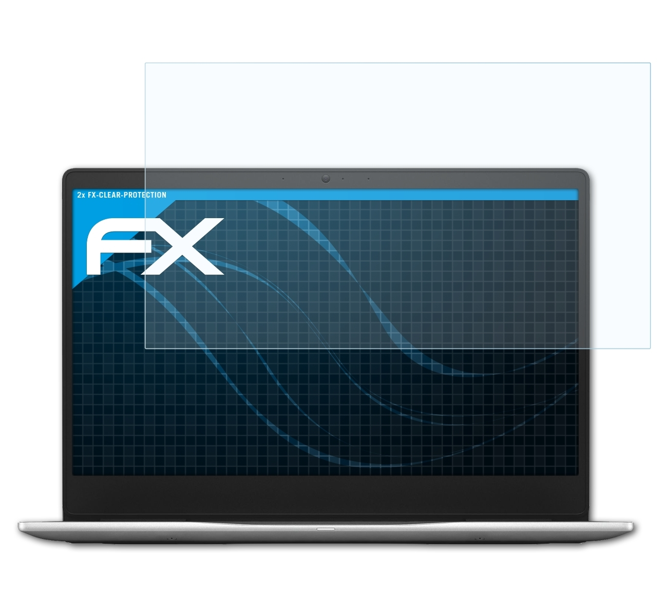 (7370)) Displayschutz(für ATFOLIX 2x Dell 13 Inspiron FX-Clear 7000