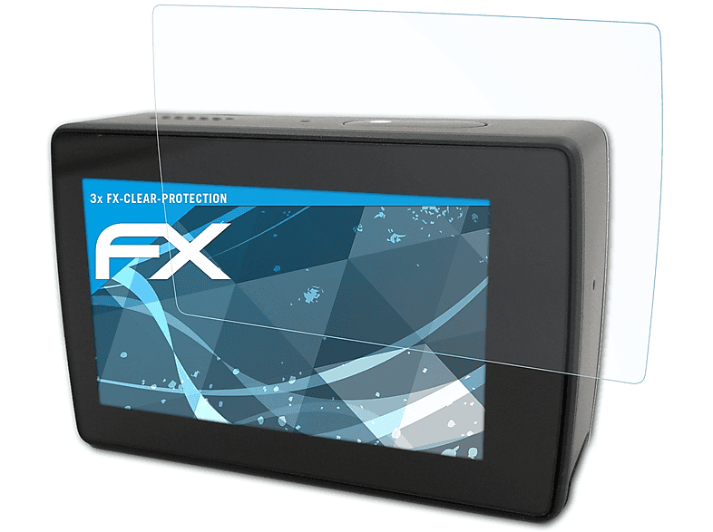 4K Plus) Yi ATFOLIX FX-Clear 3x Displayschutz(für